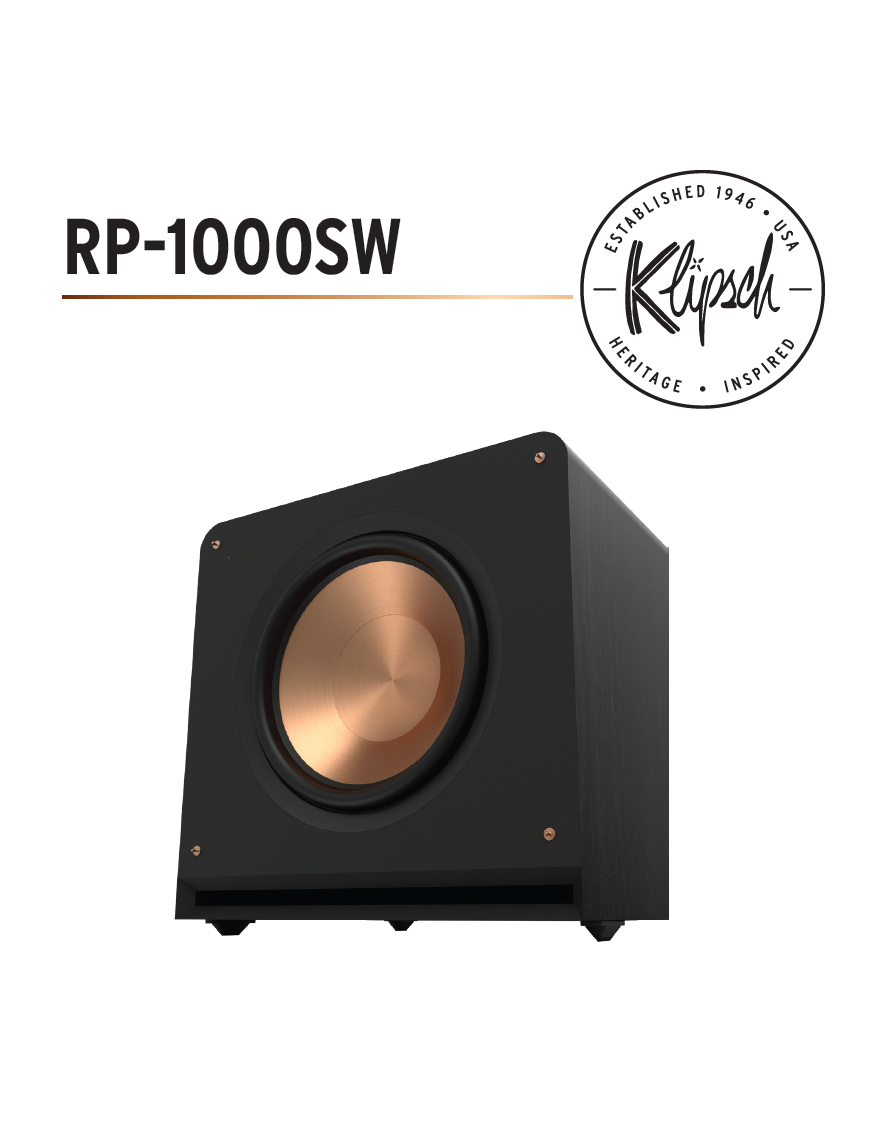 KLIPSCH RP1000SW
